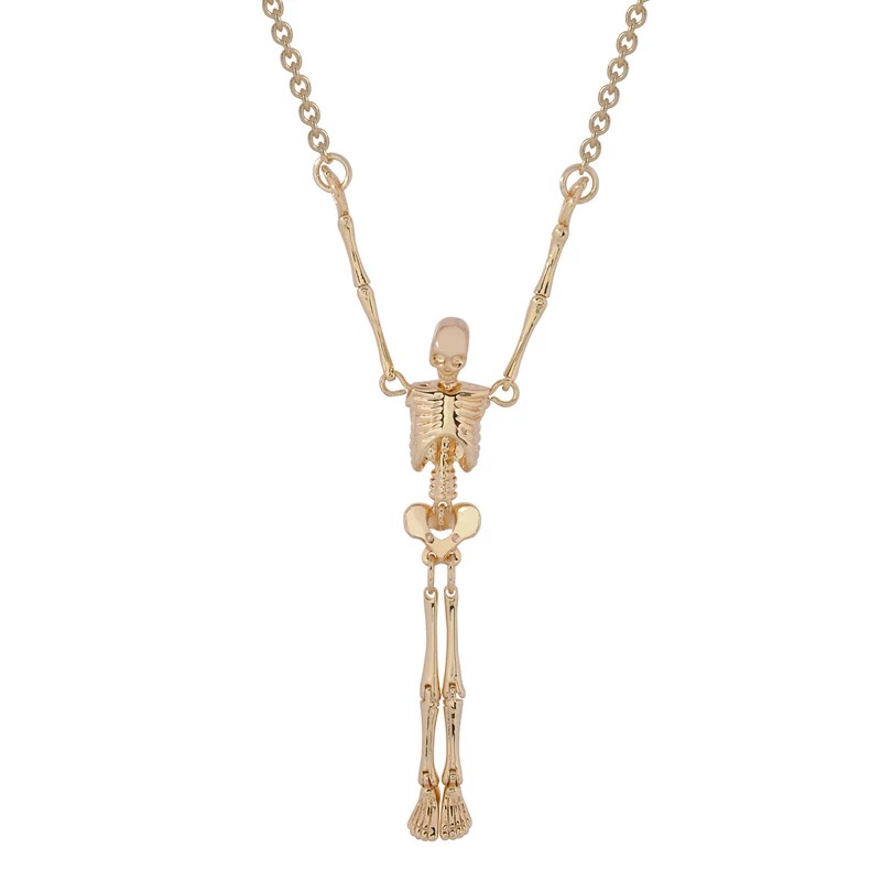 3 Colors Skeleton Necklace