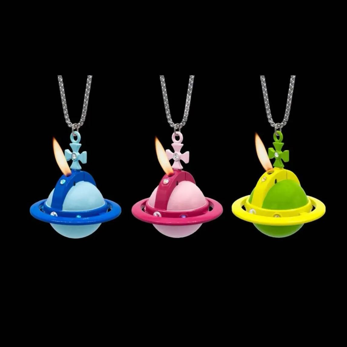 NEW-4 Colors ORB Lighter With ORB Chain