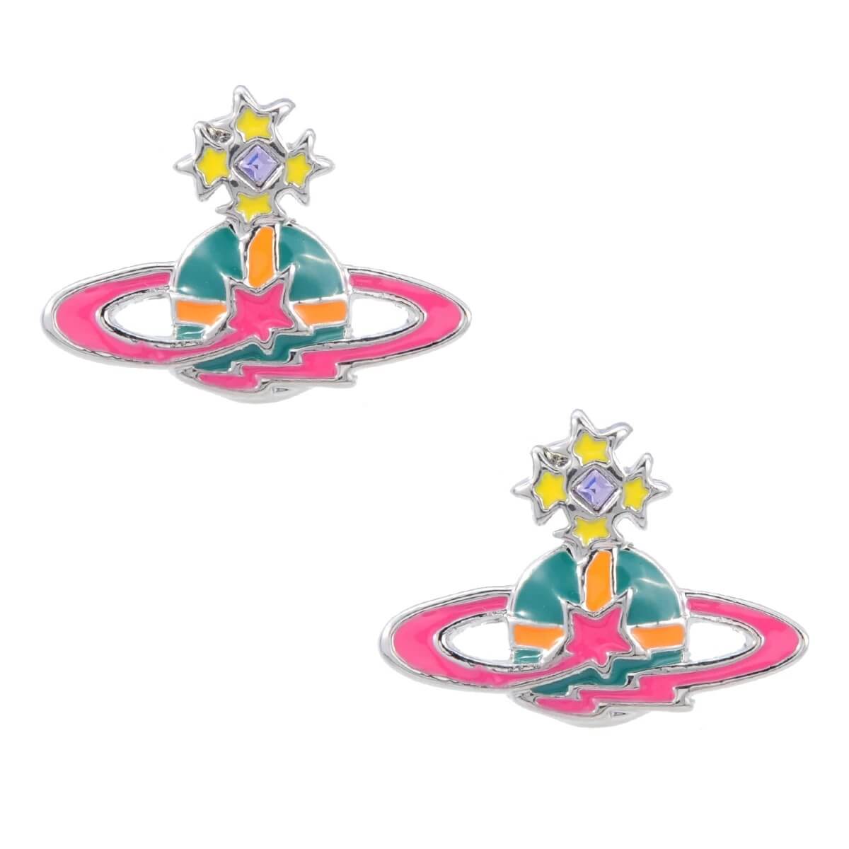 3 Colors Meteors Saturn Earrings