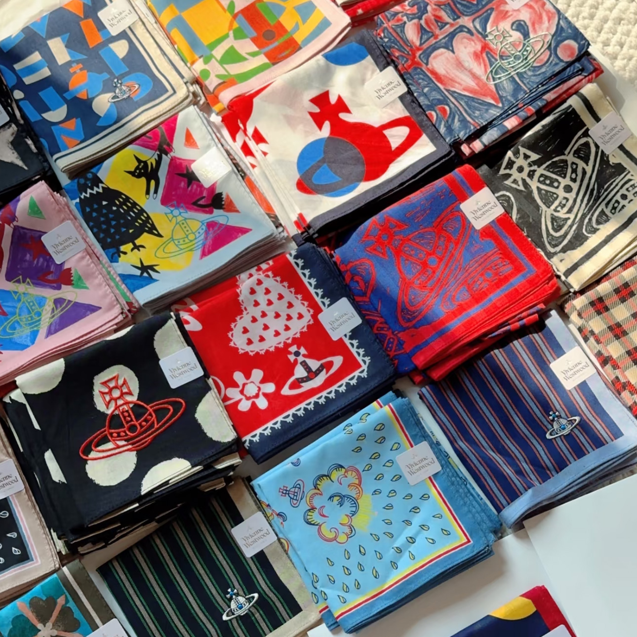 14 Colors Saturn Square Handkerchief