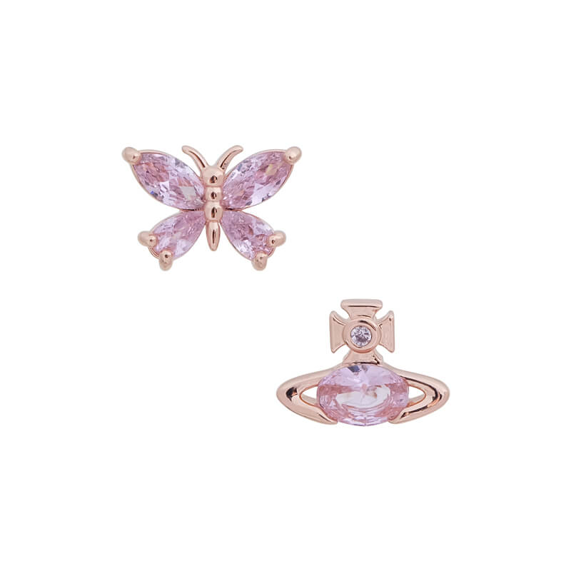 4 Colors ELIANNE Butterfly Saturn Earrings