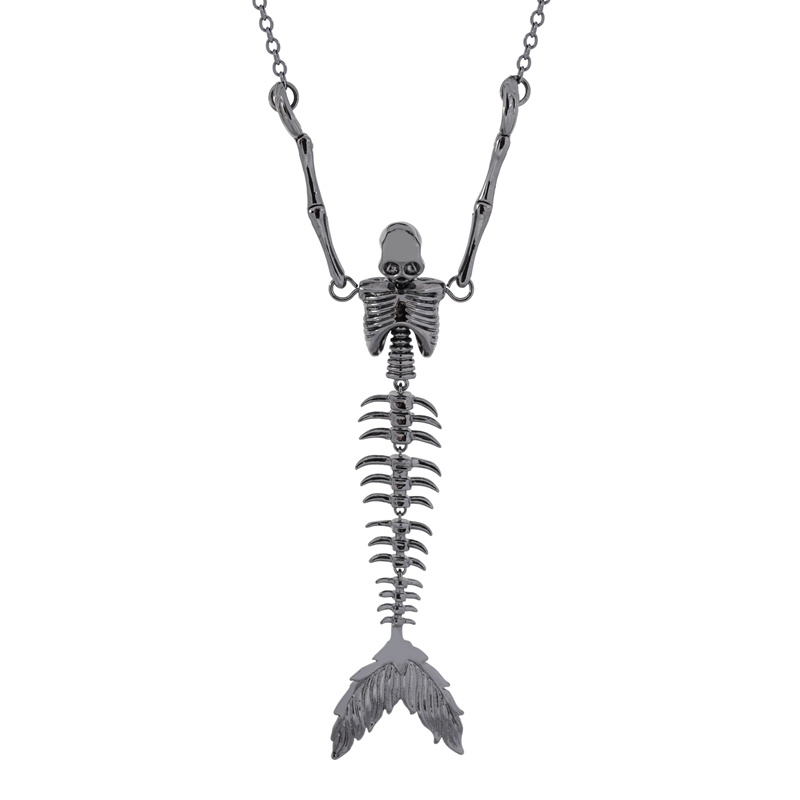 3 Colors Mermaid Bone Necklace
