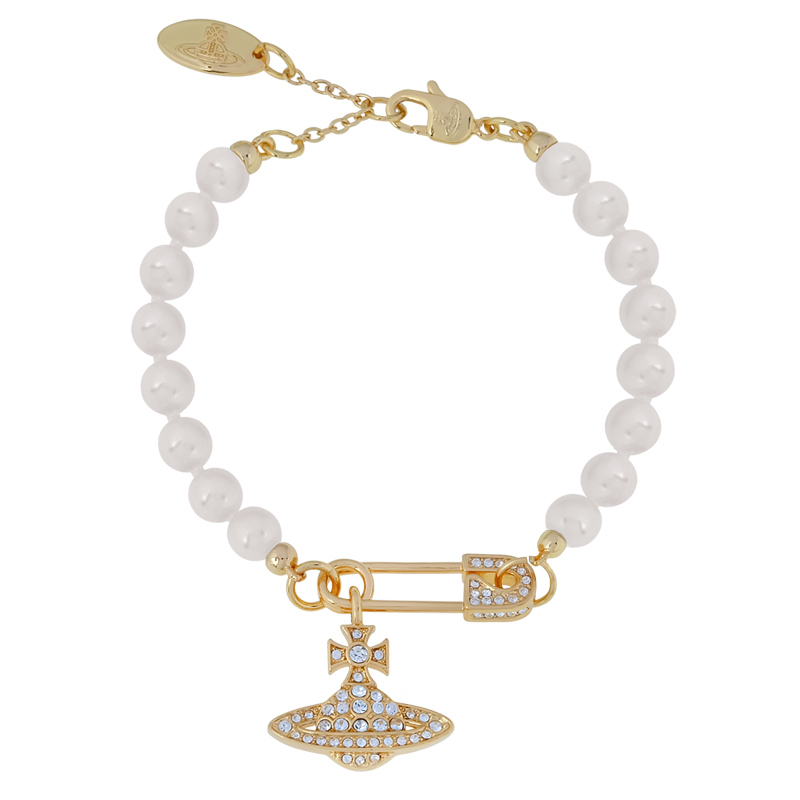 2 Colors LUCRECE Pin Saturn Pearl Bracelets