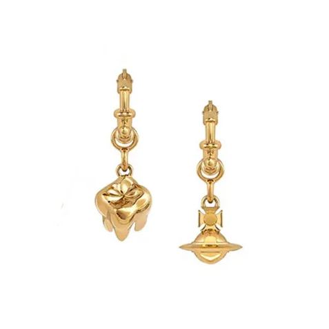 2 Colors RIMA Tooth Saturn Earrings