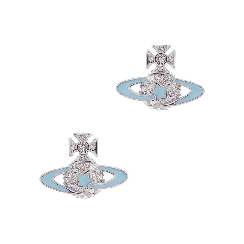 5 Colors DARLENE Pentagram Saturn Earrings