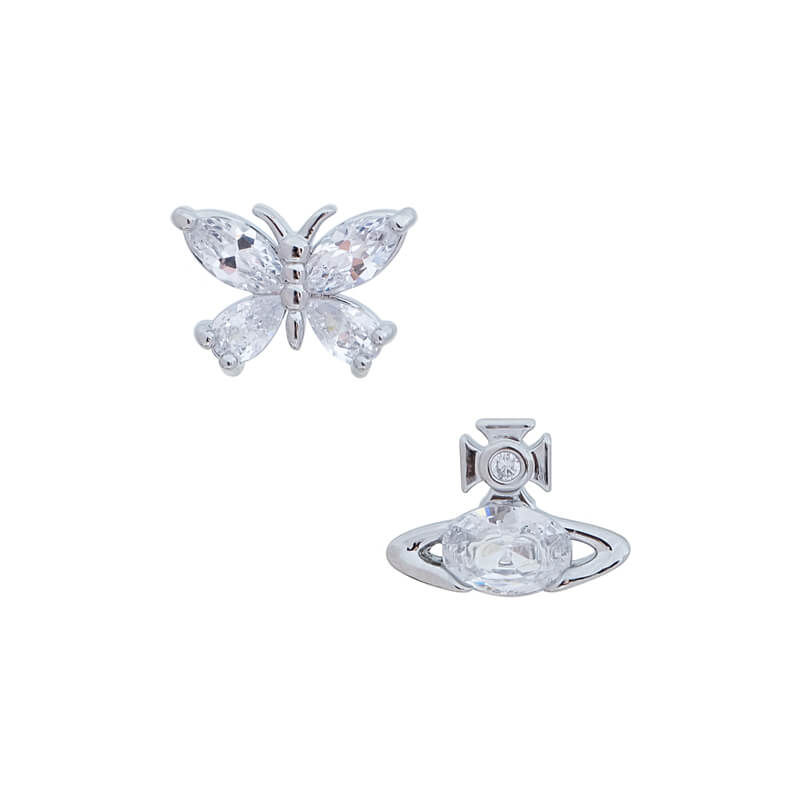 4 Colors ELIANNE Butterfly Saturn Earrings