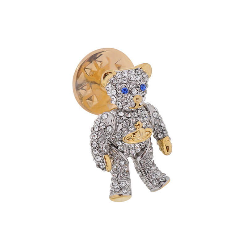 TEDDY Cubic Movable Bear Lapel Pin Brooch