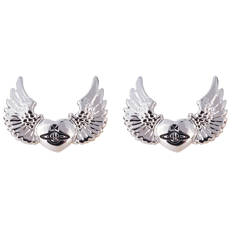 Vintage Wings Saturn Earrings