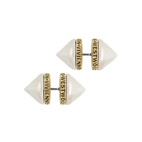 2 Colors ELETTRA Round Saturn Earrings