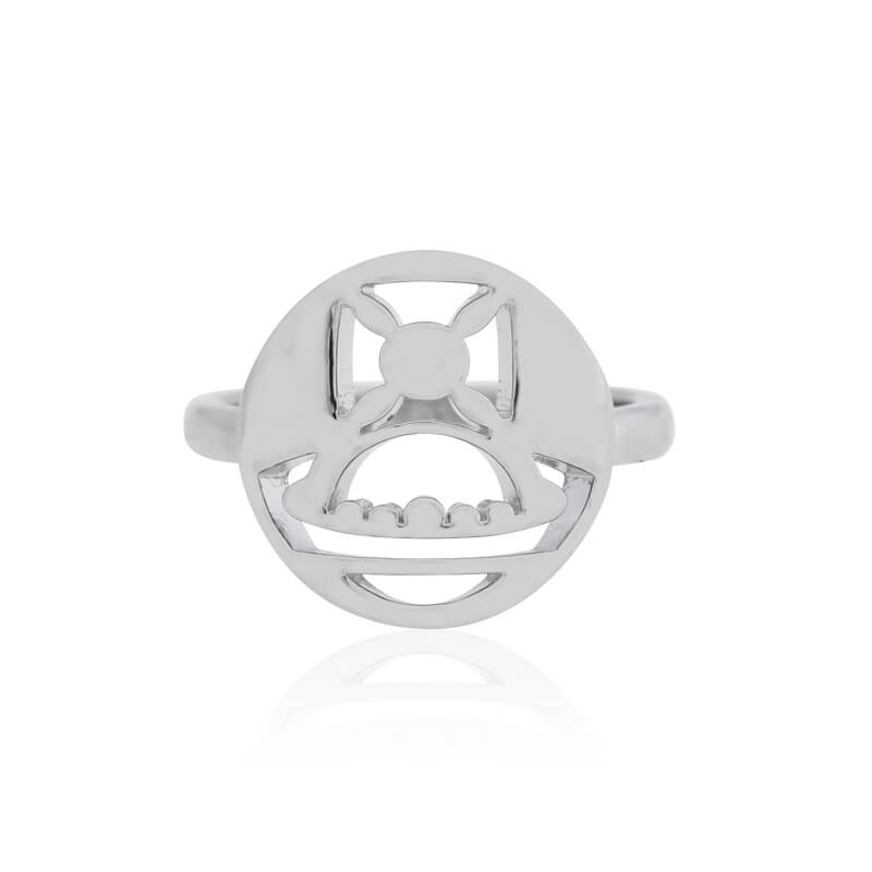 2 Colors IMOGENE Round Ring