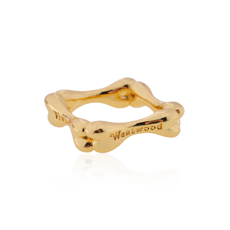 2 Colors Four-section Bone Ring