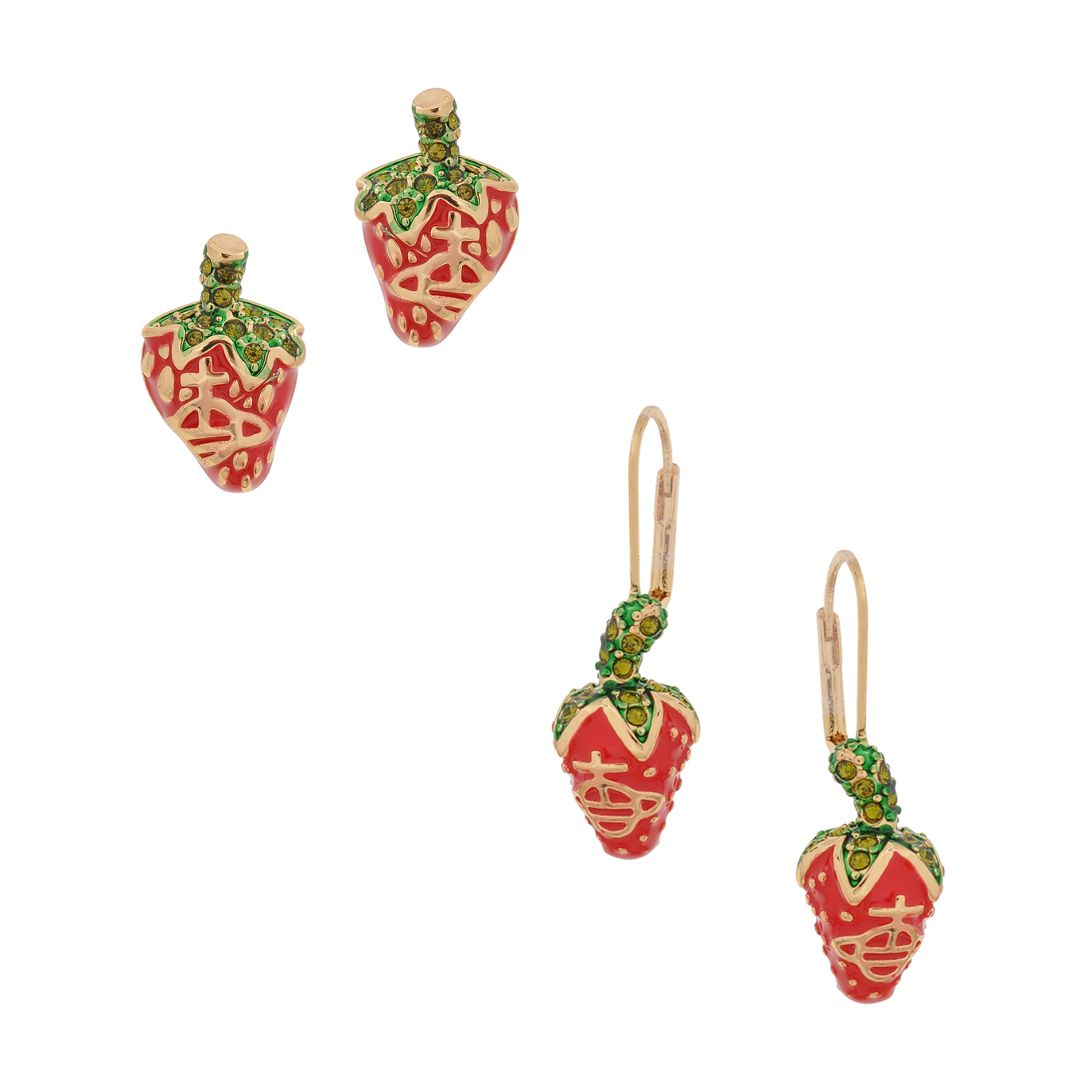 LEONELA Strawberry Earrings