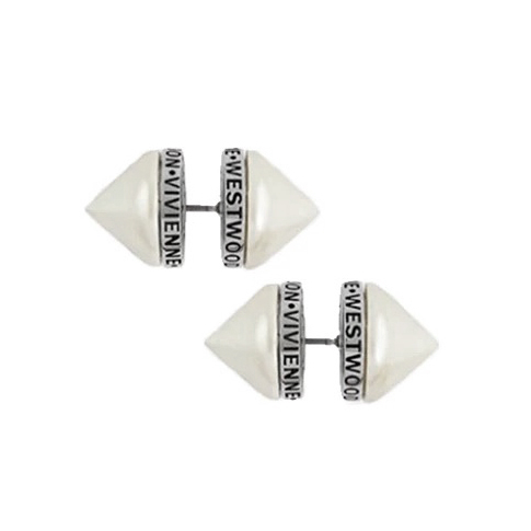 2 Colors ELETTRA Round Saturn Earrings