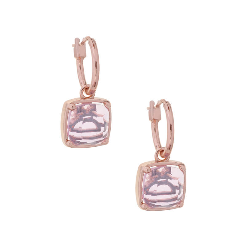 3 Colors POLINA Sugar Cube Glass Earrings