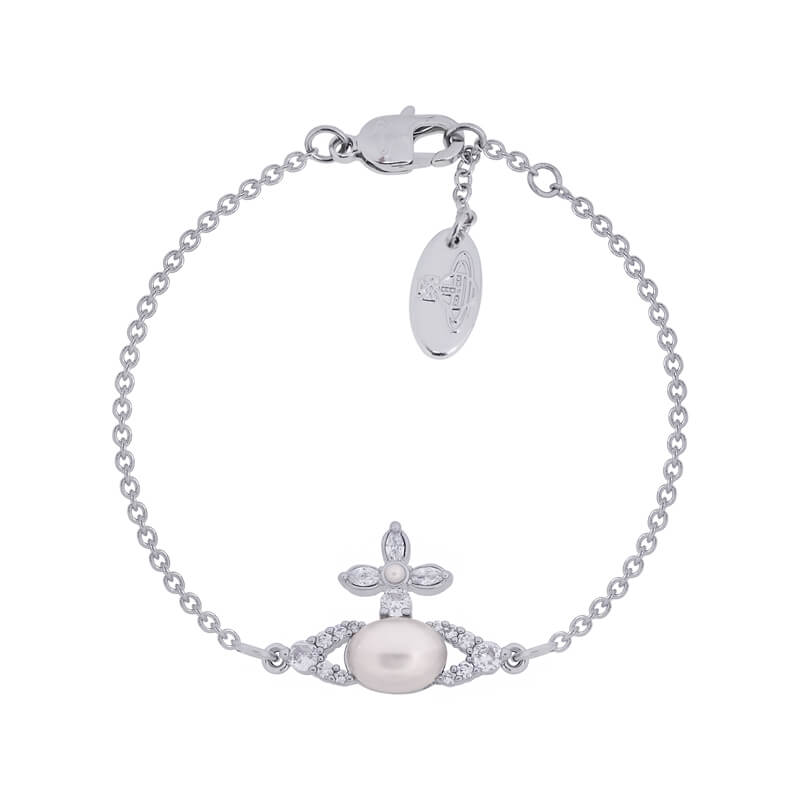 2 Colors ADA Oval Pearl Diamond Bracelet