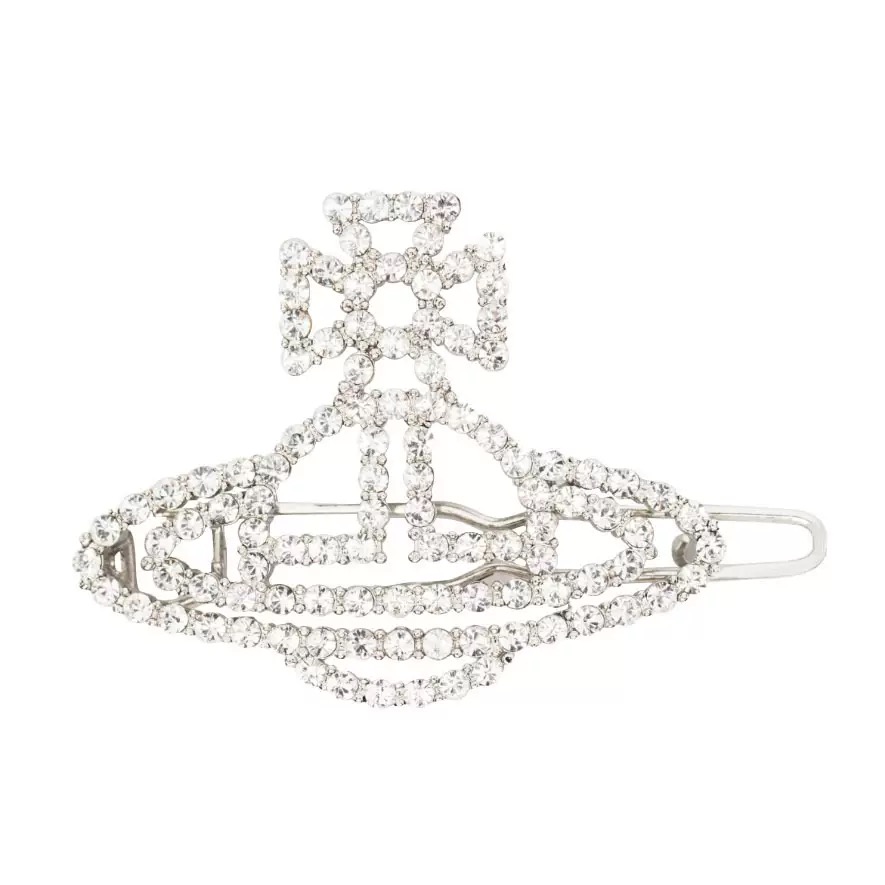 Saturn Diamond Pearls Hair Card