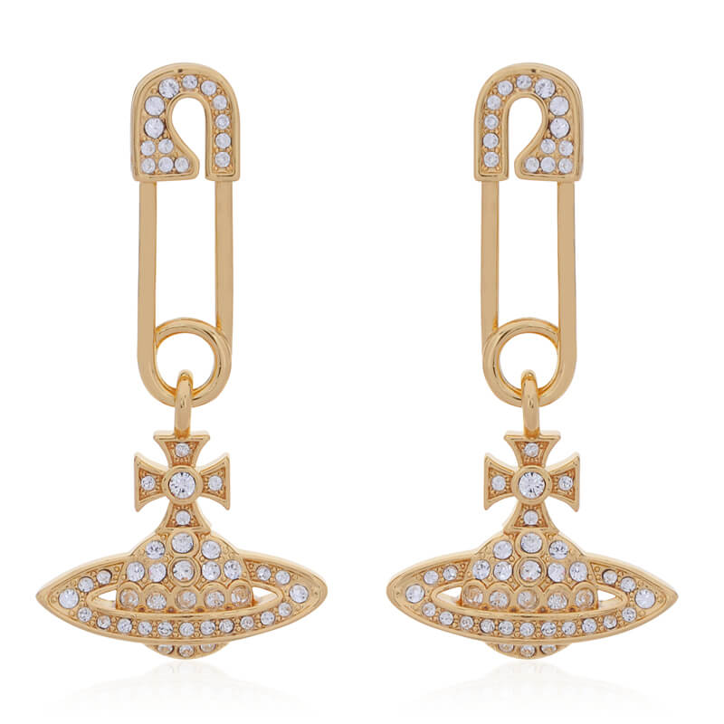 4 Colors LUCRECE Pin Saturn Earrings