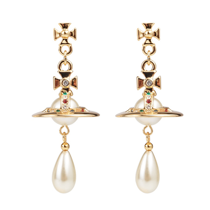 2 Colors Baroque Pearl Drop Earrings