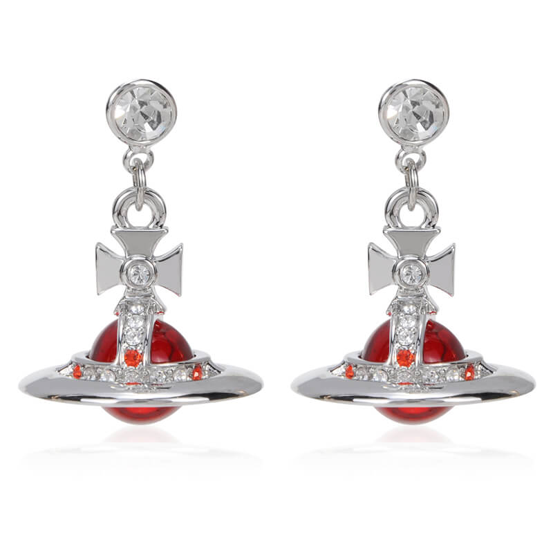 18 Colors 10MM ORB Classic Saturn Earrings