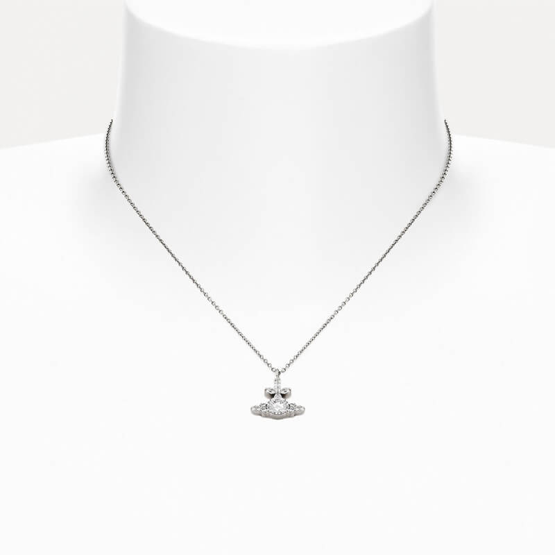 2 Colors COLETTE Saturn Diamond Necklace