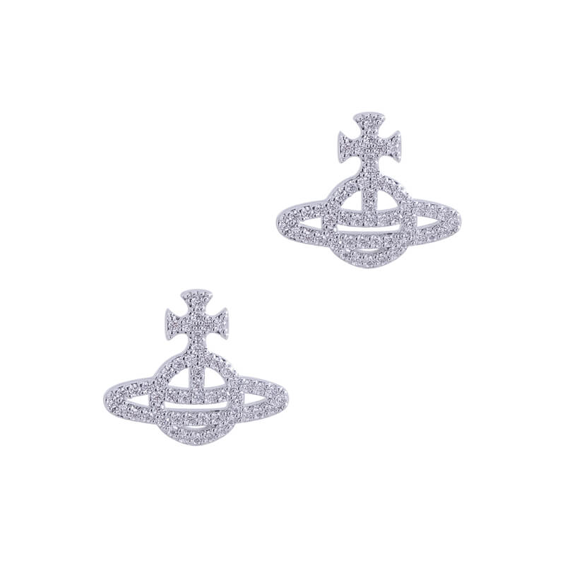 CALLIOPE Line Zirconia Earrings