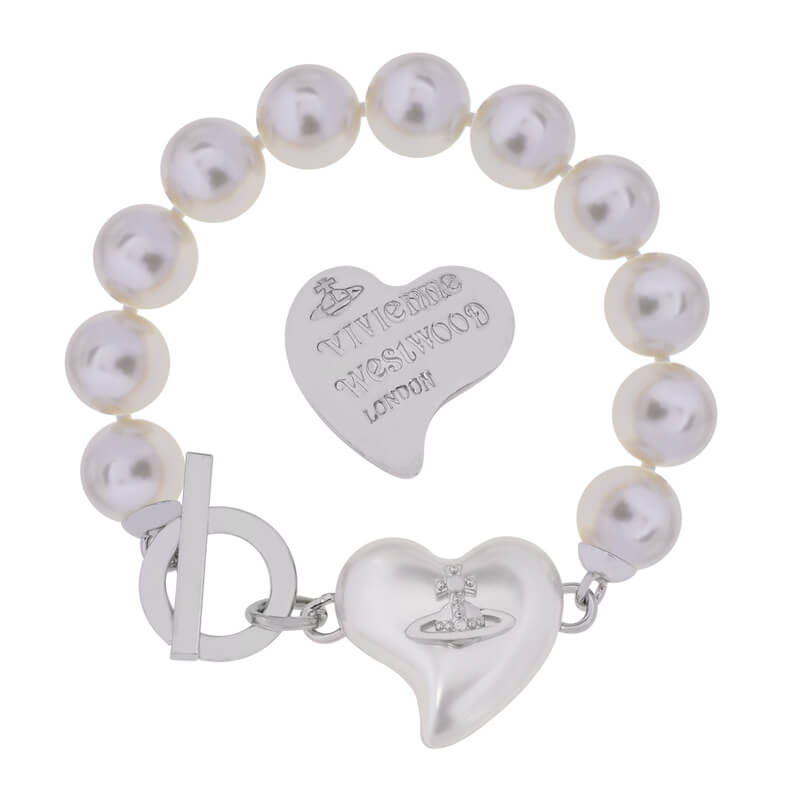 Large Resin Heart Bracelet