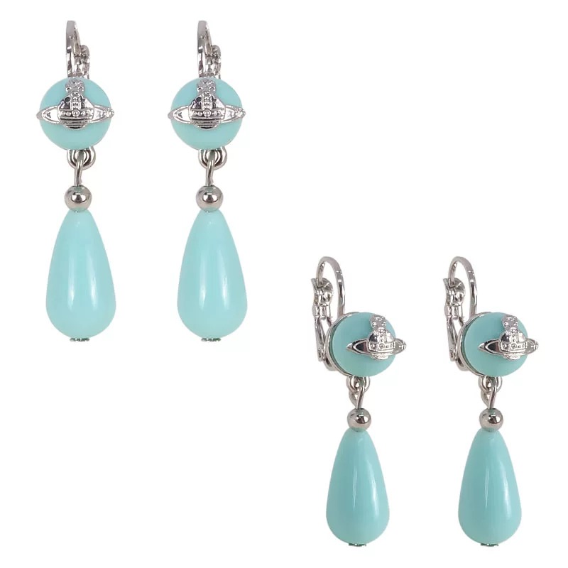 2 Colors Vintage Pearl Earrings