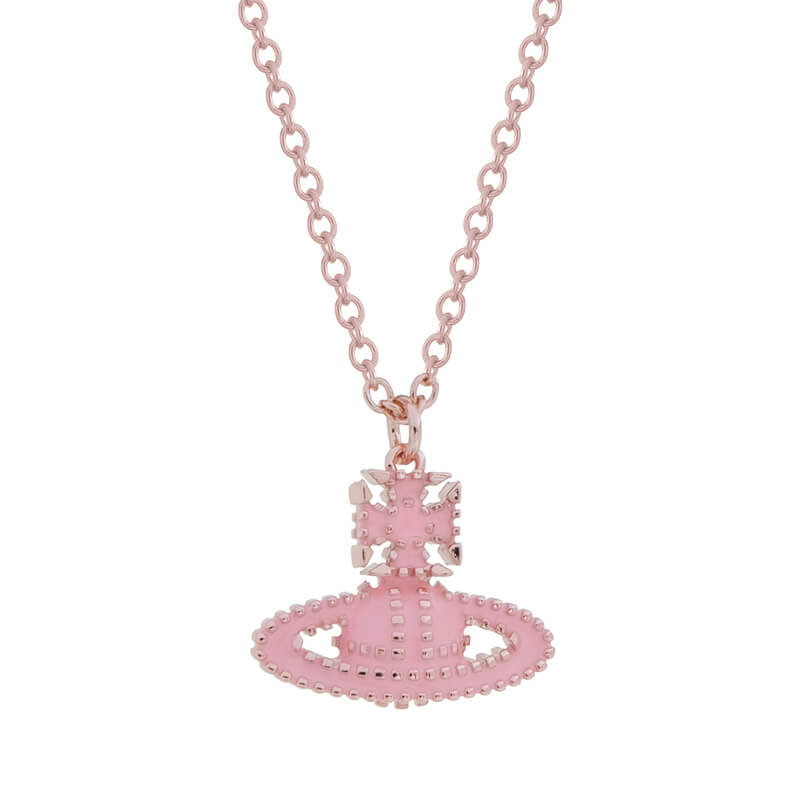 4 Colors AMANDA Gear Saturn Necklace