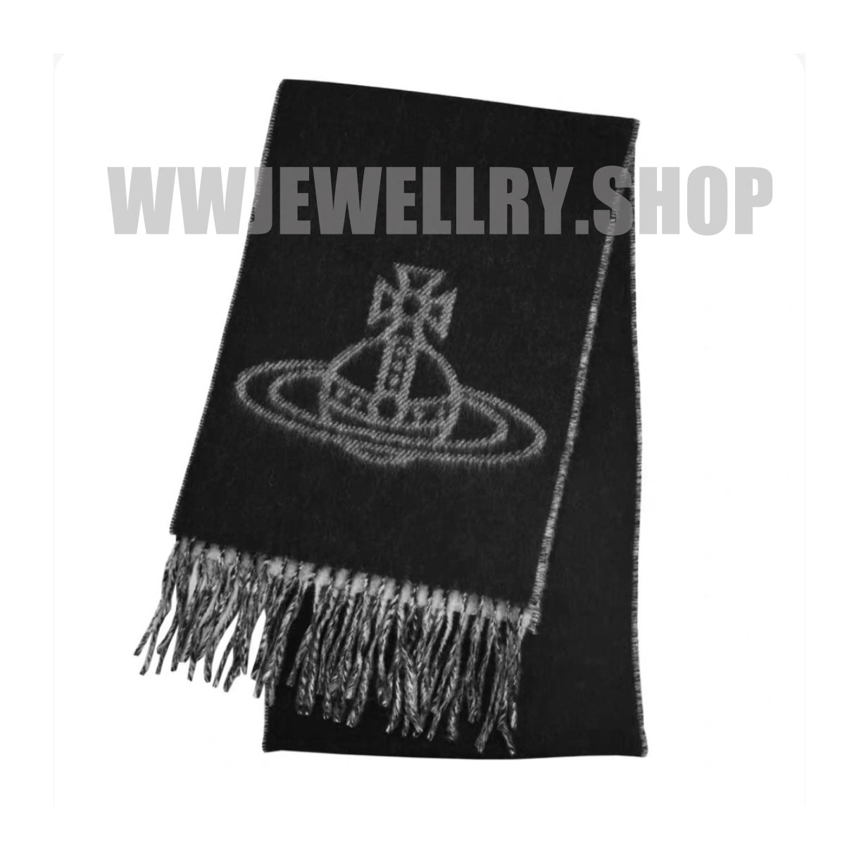 7 Colors Double Saturn Logo Scarf