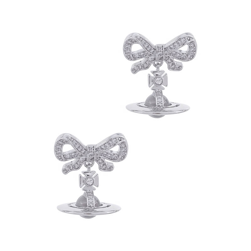 6 Colors OCTAVIE Bow Diamond Earrings