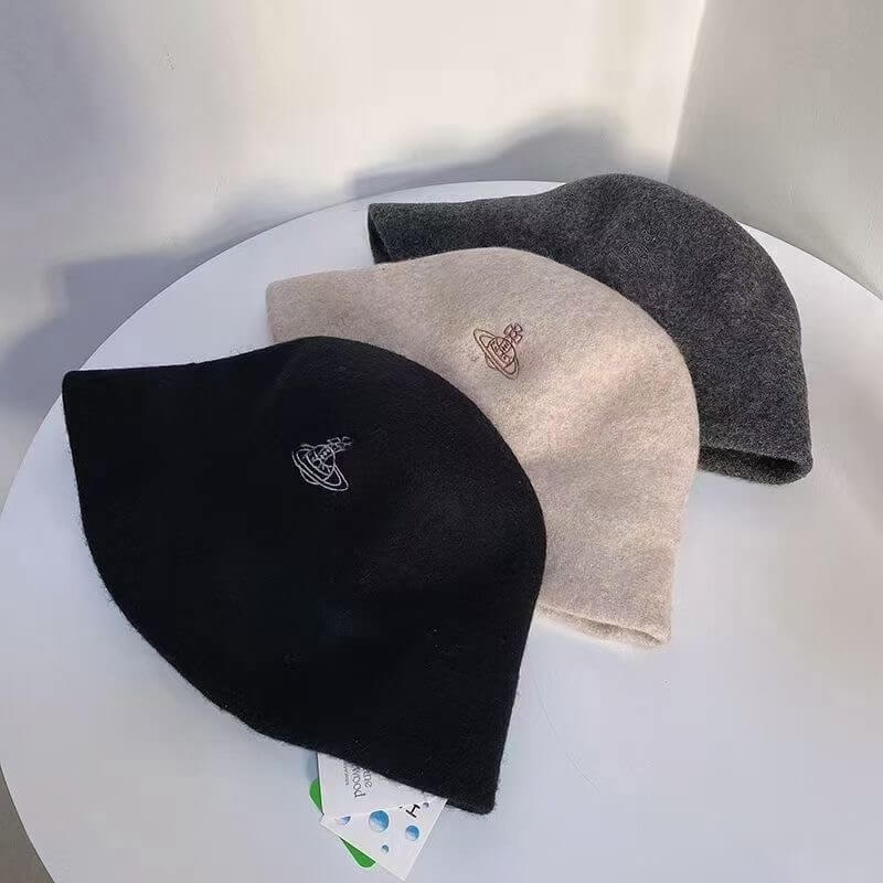 3 Colors Wool Saturn Fishing Hat