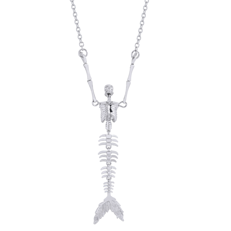 3 Colors Mermaid Bone Necklace