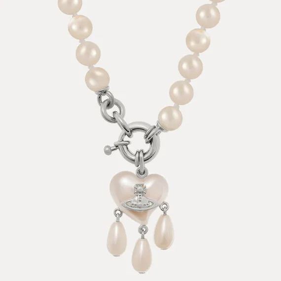 2 Colors SHERYL Pendant Pearl Necklace