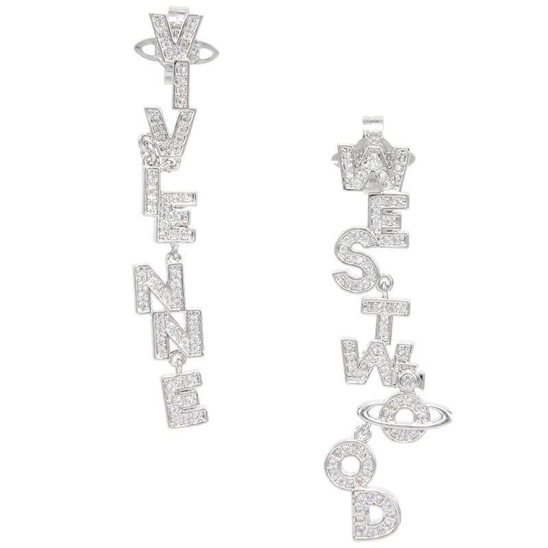 5 Colors VW Alphabet Earrings
