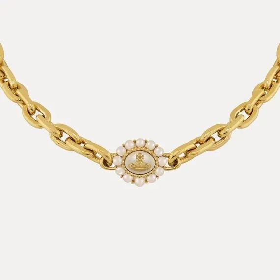 2 Colors AMAYA Saturn Necklace