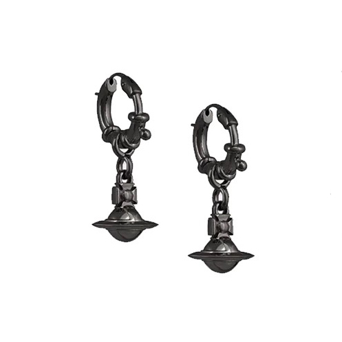 2 Colors Small ORB Saturn Earrings