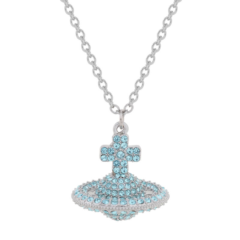 3 Colors GRACE Full Diamonds ORB Necklace