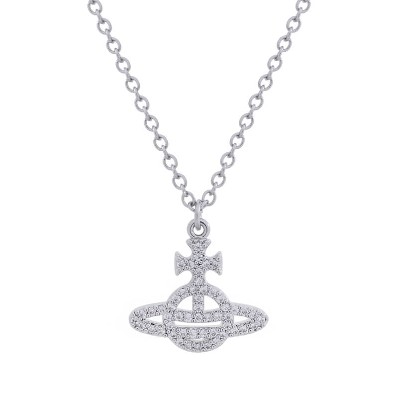 CALLIOPE Line Zirconia Necklace