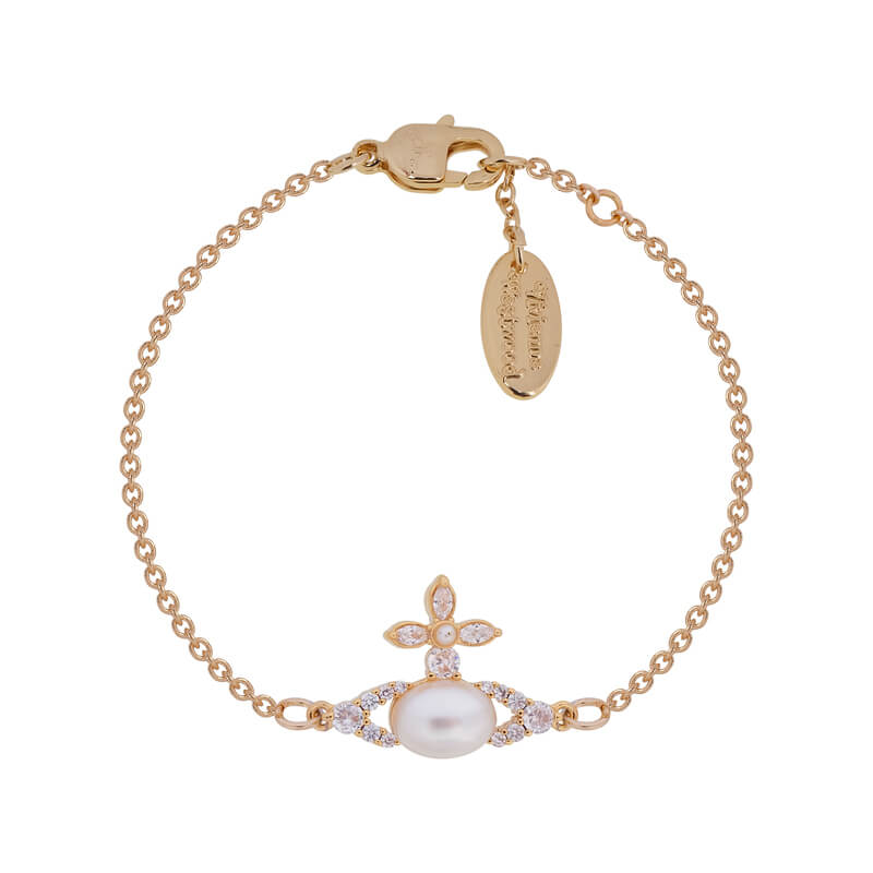 2 Colors ADA Oval Pearl Diamond Bracelet