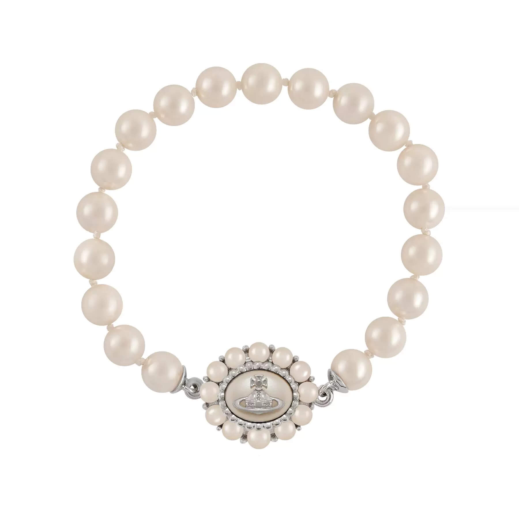 2 Colors AMAYA Full Pearl Saturn Bracelet