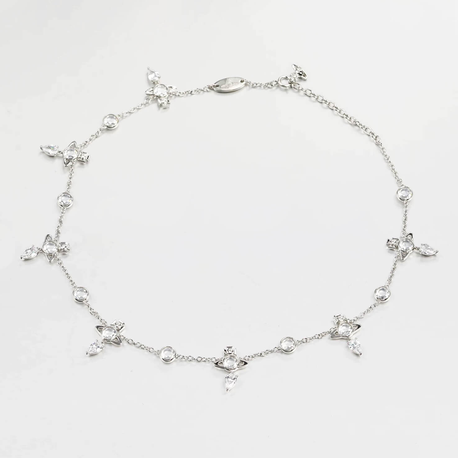 2 Colors PHAEDRA Saturn Drops Necklace