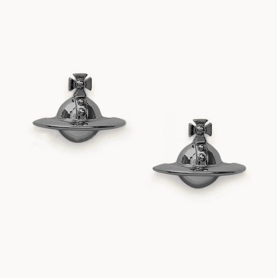 4 Colors NANA Classic Half-face Saturn Earrings