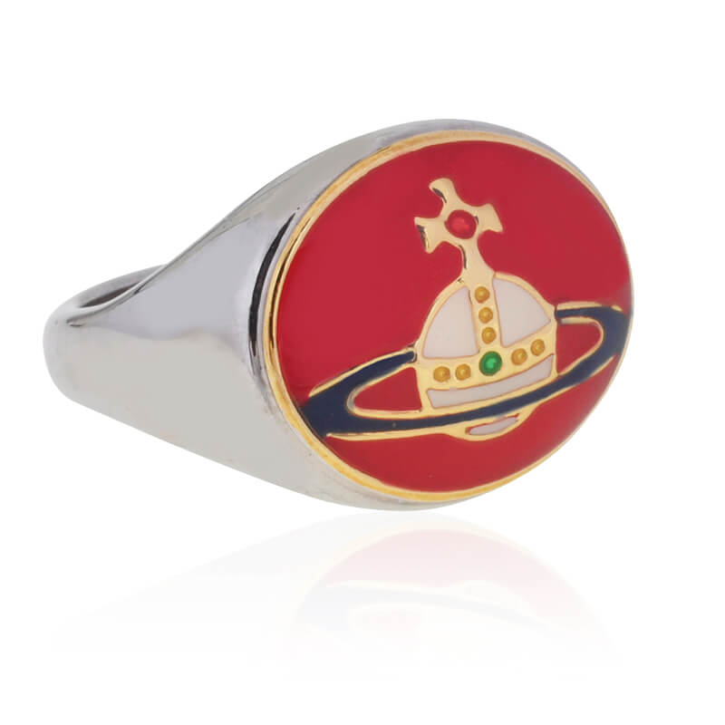 5 Colors Enamel Saturn Ring
