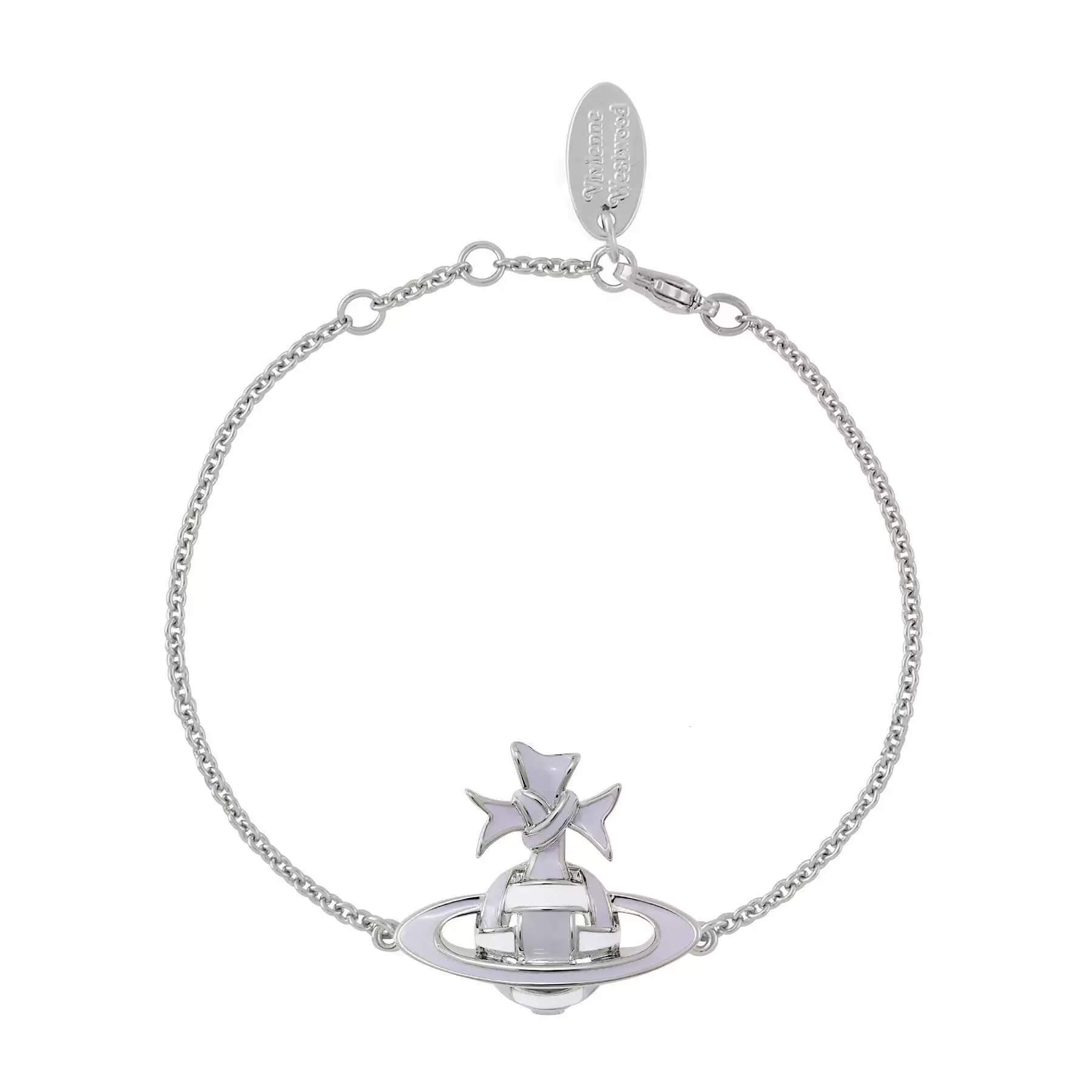 2 Colors RIBBON Plait Saturn Bracelet