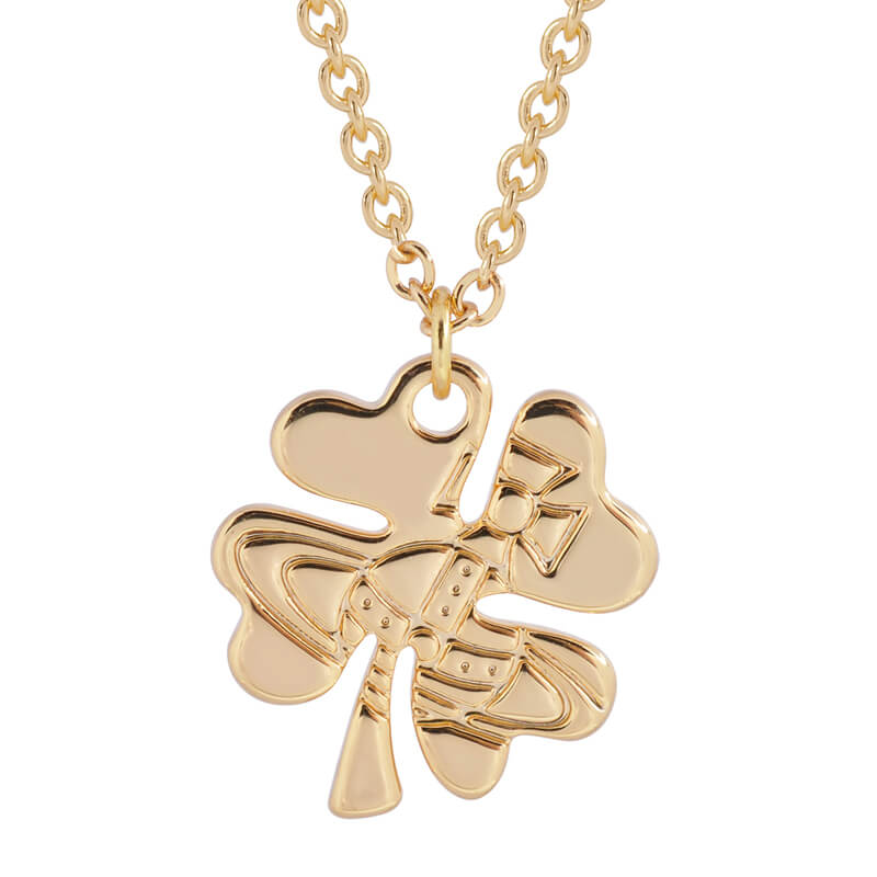2 Colors MOUNIA Four Leaf Clover Necklace