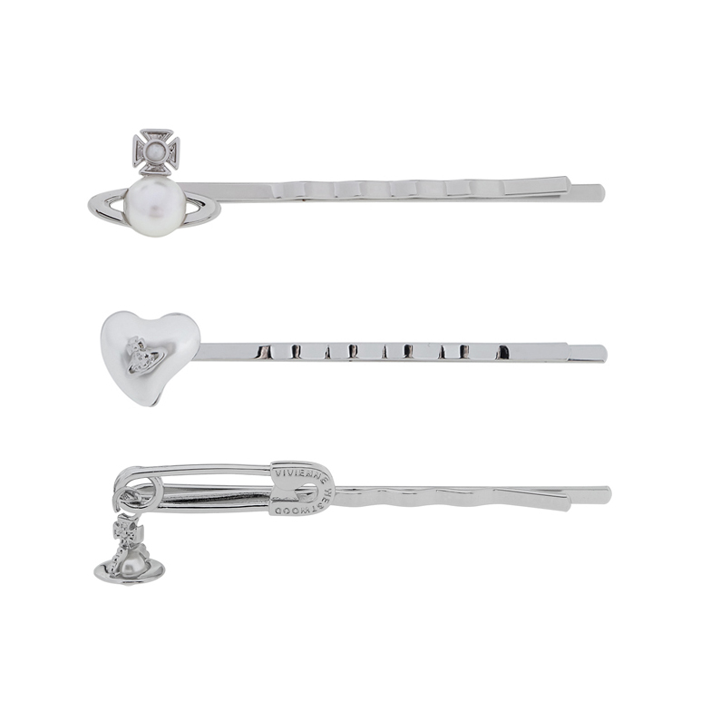 2 Colors Saturn Hair Clip Set