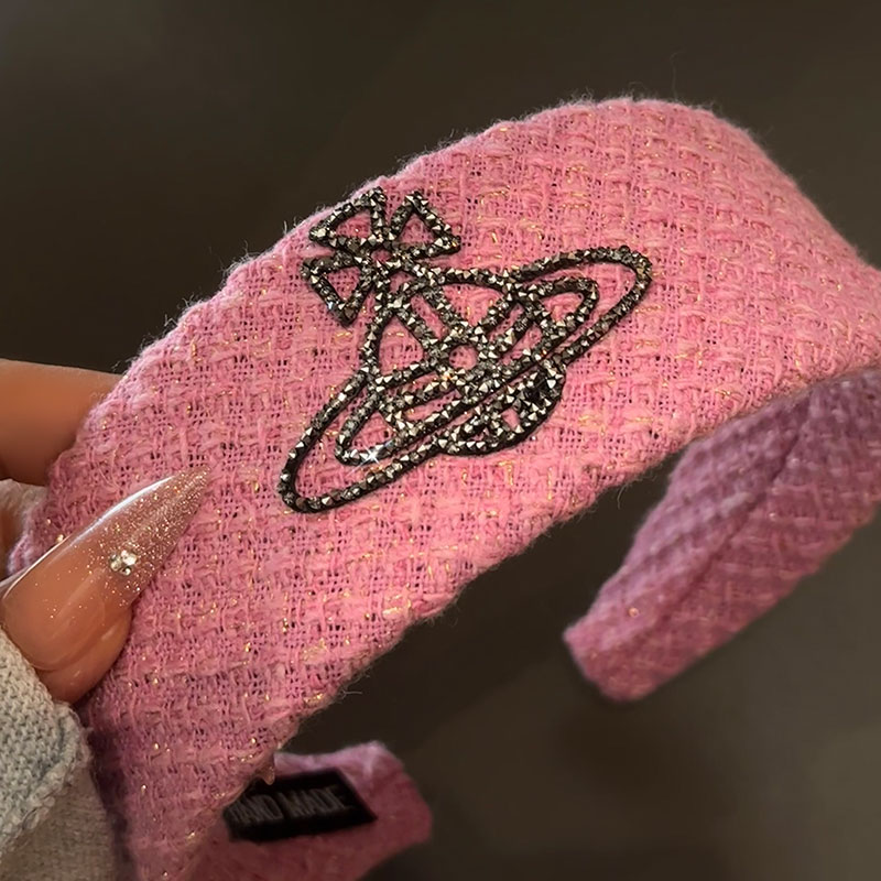 Vintage Saturn Wide Edge Hairband