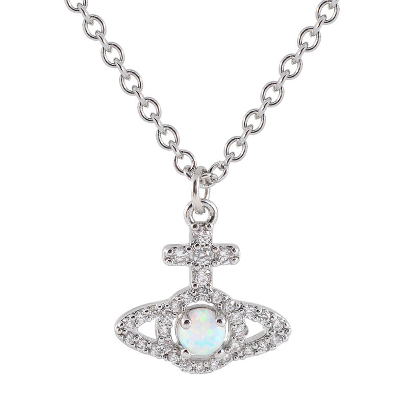 4 Colors OLYMPIA Zirconia Necklace