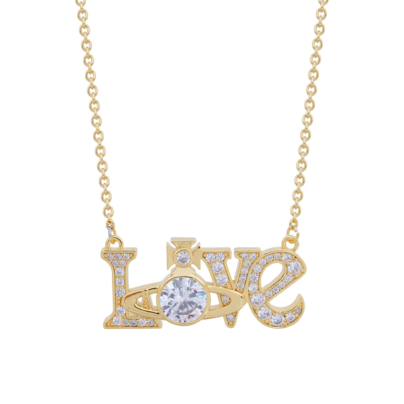 2 Colors RODERICA Love Pendant Necklace