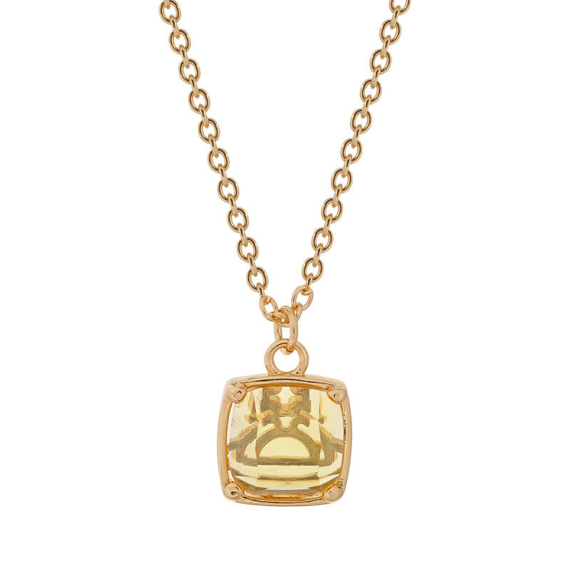 3 Colors POLINA Sugar Cube Glass Necklace